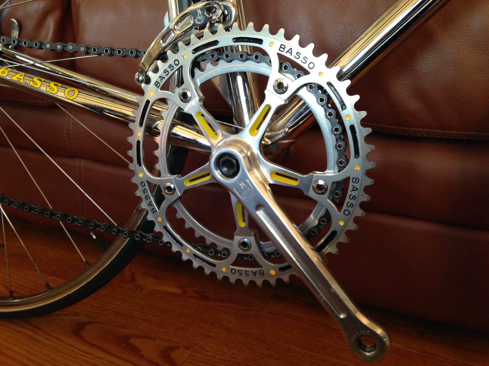 Velo Classics: Basso Gap 1981 - All Chrome, Fully Pantographed Weight ...